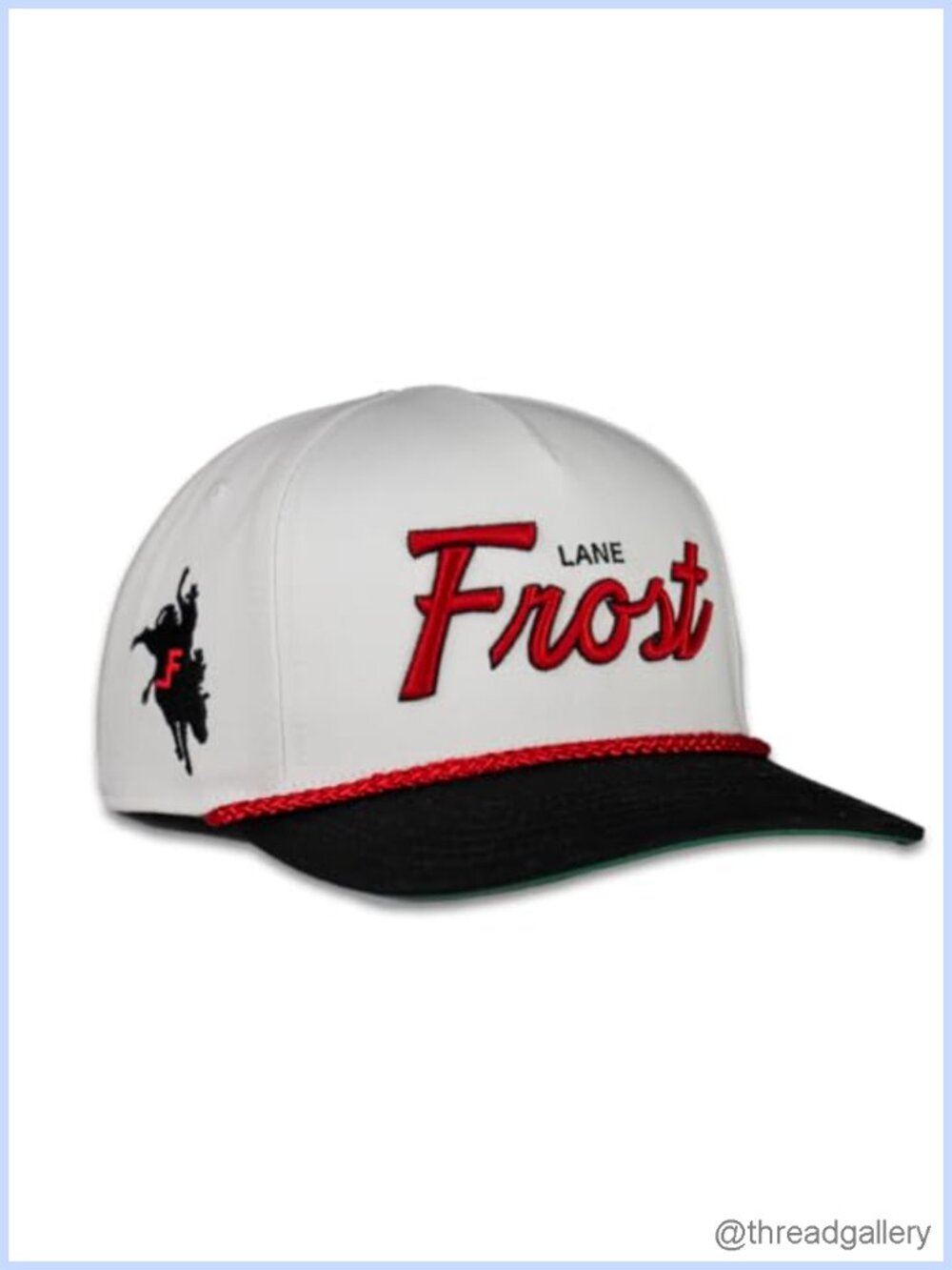 Lane Frost Pre-Curved 5-Panel Rope Hat Western Rodeo Cap